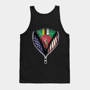 Dominican Flag  Dominica Flag American Flag Zip Down - Gift for Dominican From Dominica Tank Top